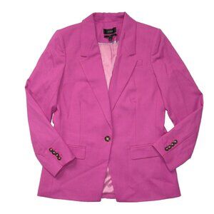 NWT J.Crew Willa Blazer in Garden Dahlia Pink Italian City Wool Jacket 6 $288